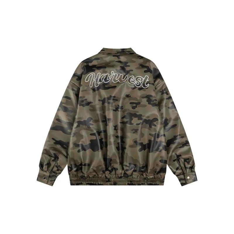 Loose Fashionable PU Jacket-1
