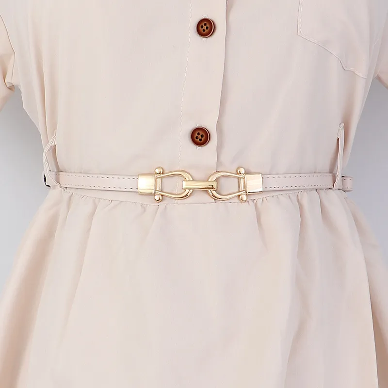 Fashionable Casual Leather Belt Women-1