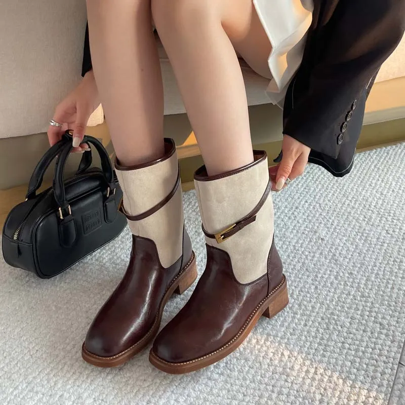 Retro Fashionable Ankle Boots-4