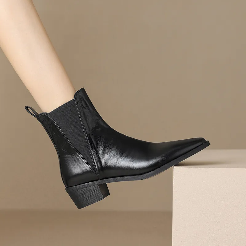 Fashionable Elegant Ankle Boots-6