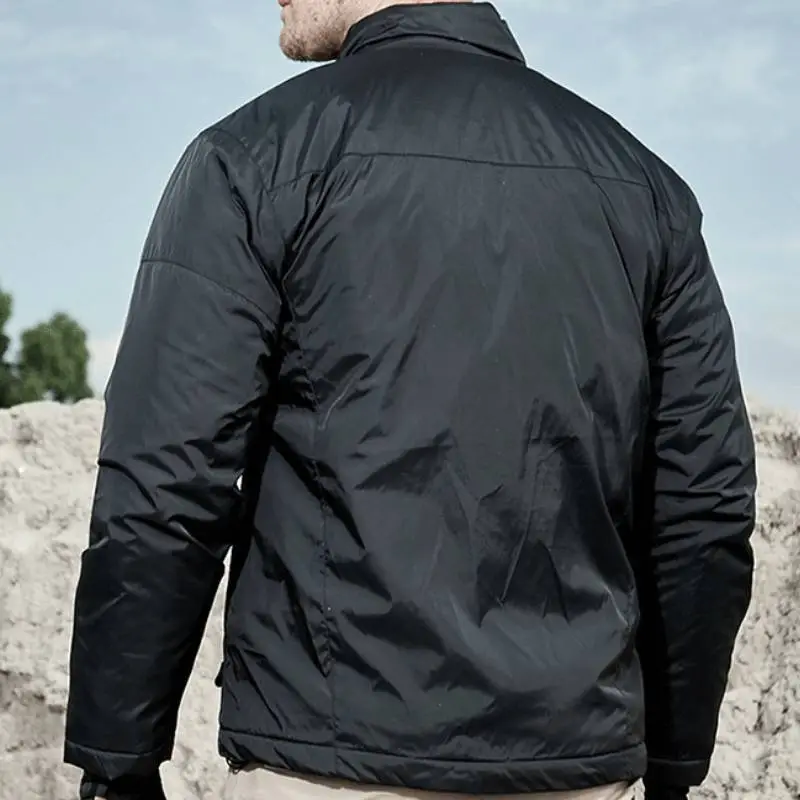 Casual Loose Nylon Quilted Jacket-7