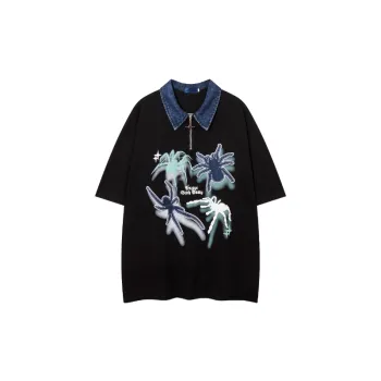 Fashionable Retro 100% Cotton T-Shirt