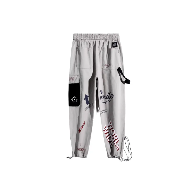 Casual Sporty Cotton Cargo Pants-1