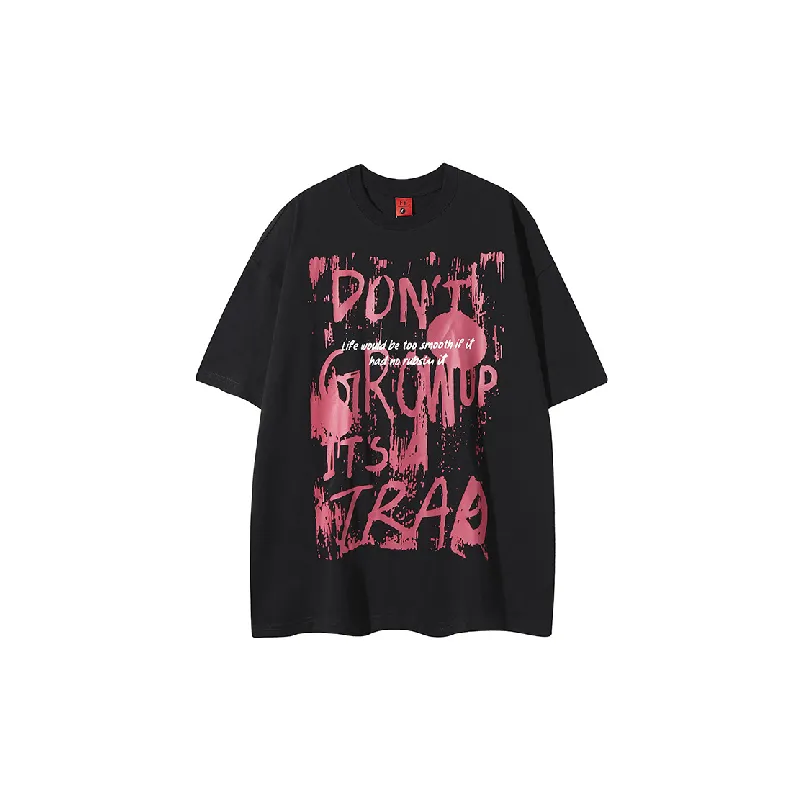 Casual Loose 100% Cotton T Shirt-4