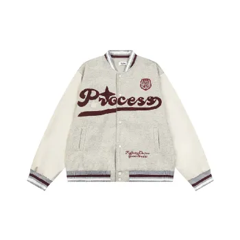 Retro Embroidery Loose Baseball Jersey