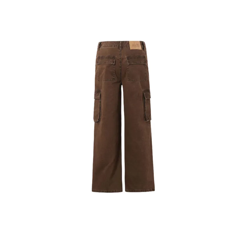Basics Plain Cotton Cargo Pants-2