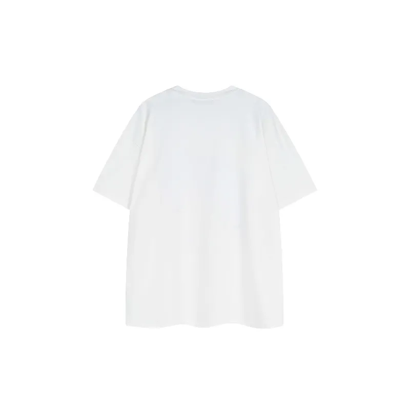 Casual Simple 100% Cotton T Shirt-1