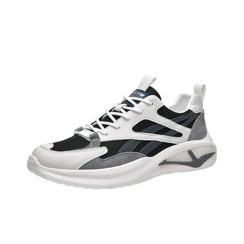 Spring And Autumn New Men's Sneaker Fashion Breathable Mesh Trendy Shoes Casual Shoes Student Running Shoes Wholesale Men's Shoes