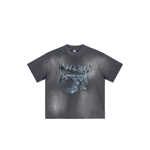 Loose Fashion Washed Brand T-Shirt