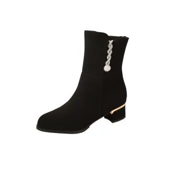 Zipper Casual Ankle Boots