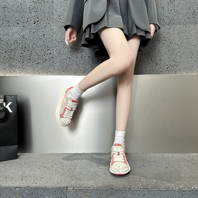 Retro Sports Platform Shoes-3