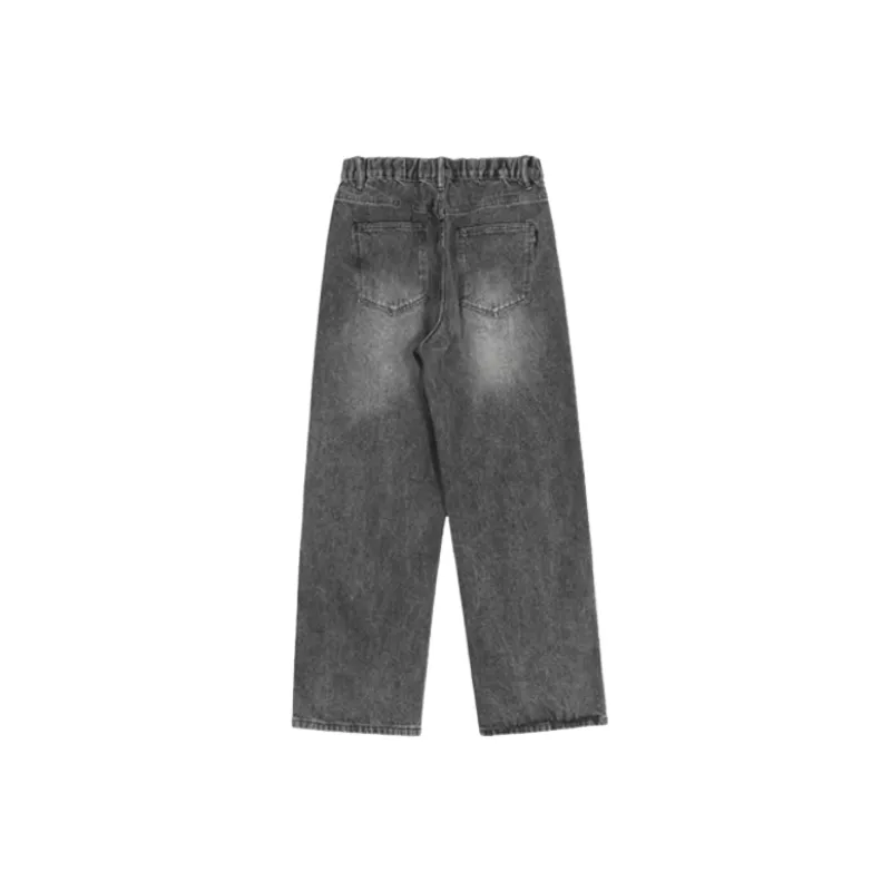 Simple Loose Jeans-1