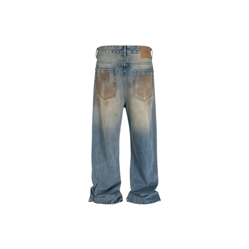 Fashionable Straight Leg Jeans-1