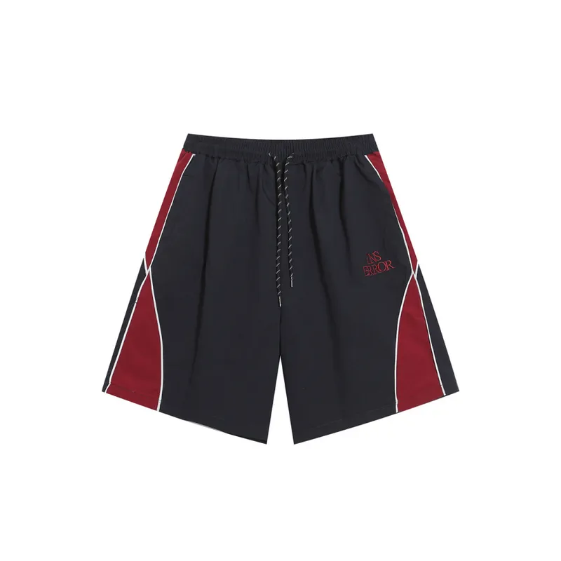 Clashing Color Splicing Casual Sports Shorts-4