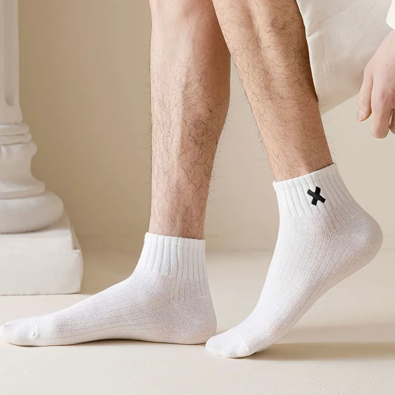 Fashionable Simple Cotton Socks-4