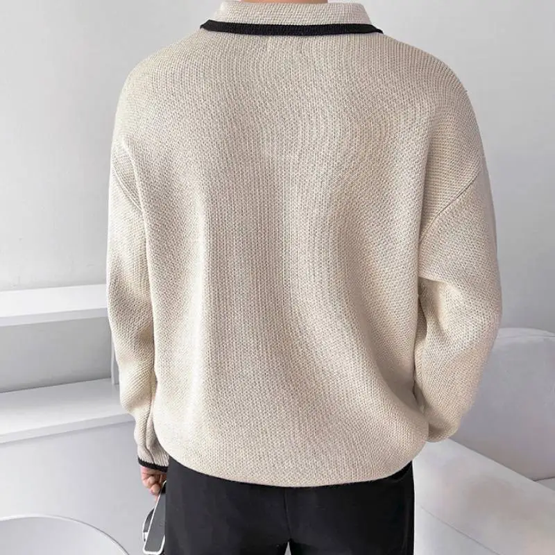 Contrast Color Fashionable Rayon Polo-11