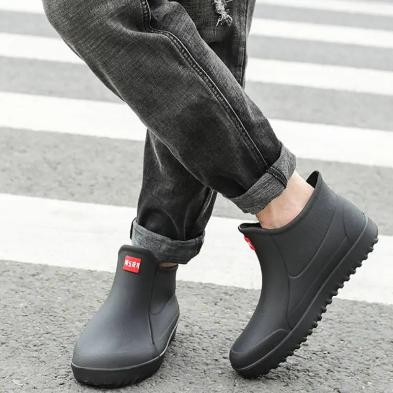 Casual Simple Rain Boots-6
