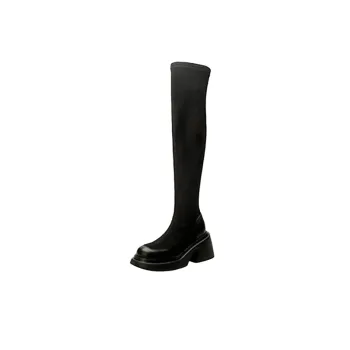 Fashionable Simple Thigh High Boots