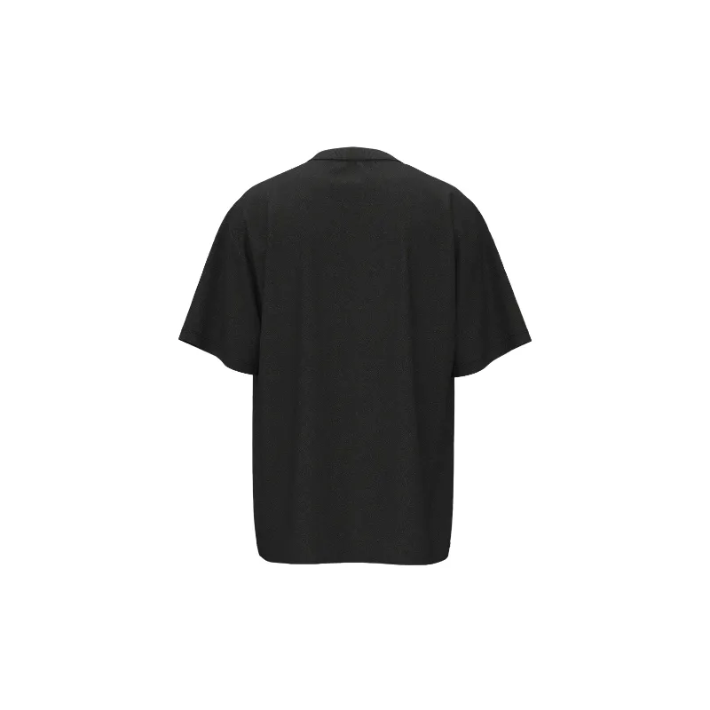 Casual Loose Combed Cotton T Shirt-1