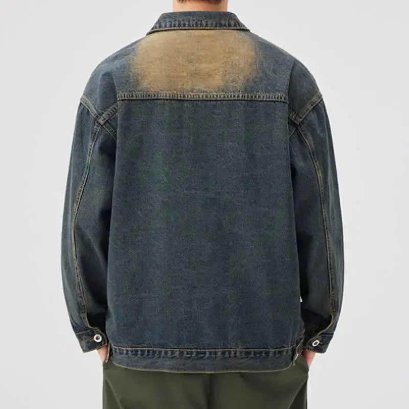 Casual Street Denim Jacket-7