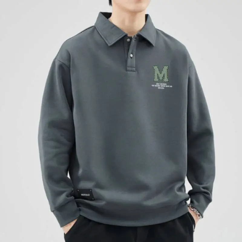 Fashionable Simple Loose Polo-1