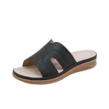 Retro Plain Flip Flops