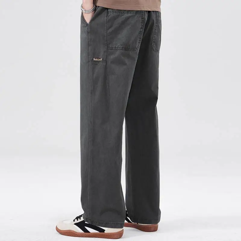 Fashionable Breathable Cotton Casual Pants-1