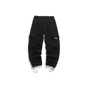 Retro Corduroy Multi Pocket Loose Casual Pants