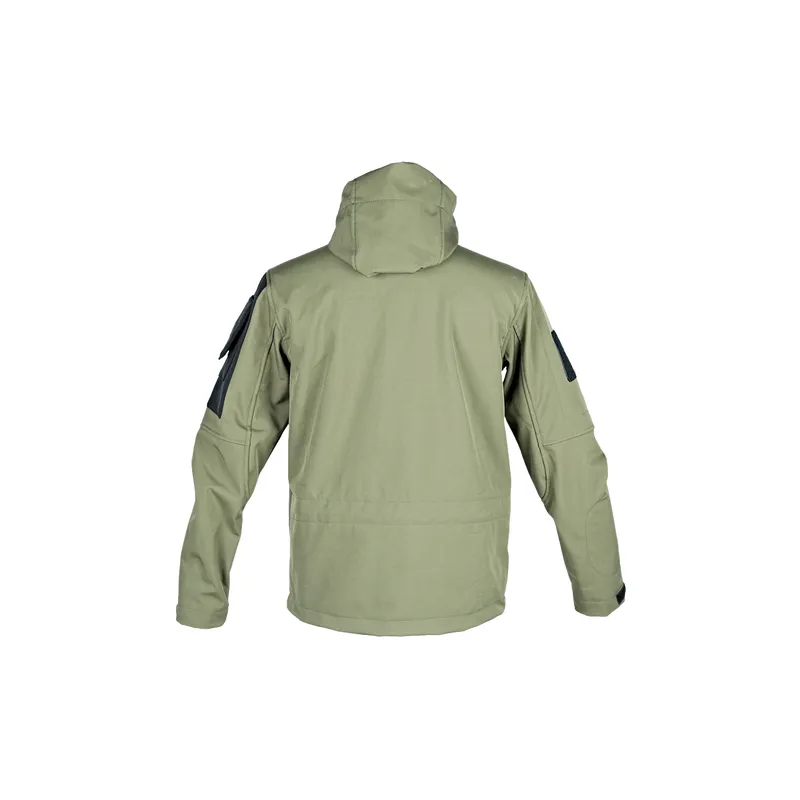 Casual Loose  Laminated Fleece Fabric Jacket-5