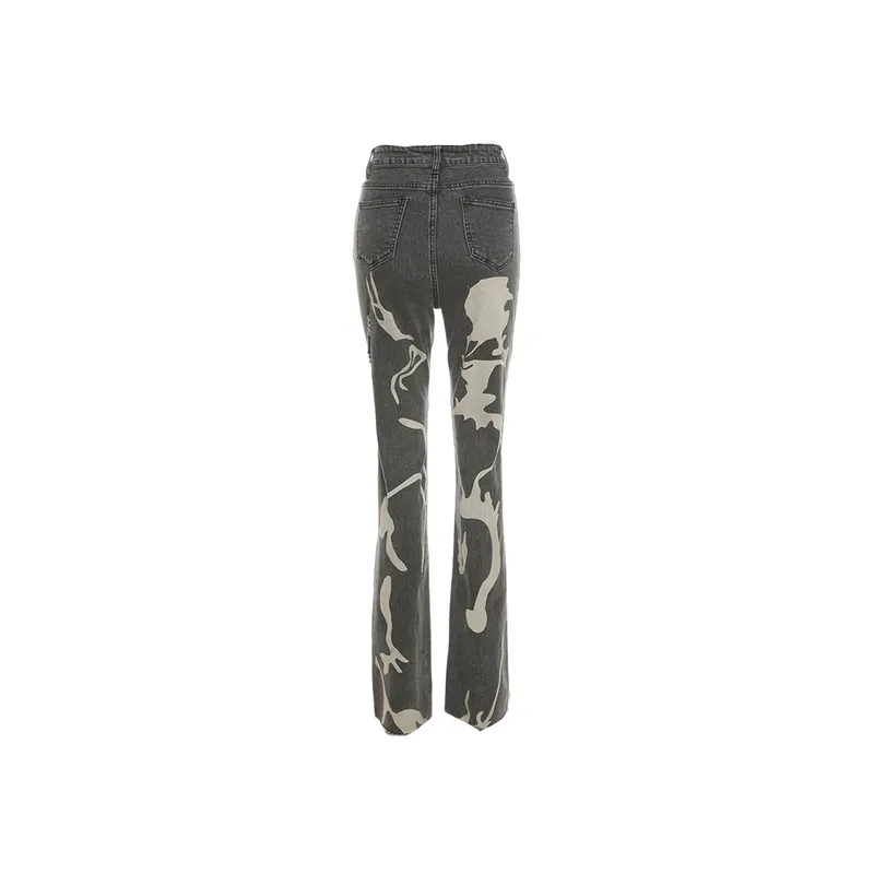 Simple Distress Jeans-1