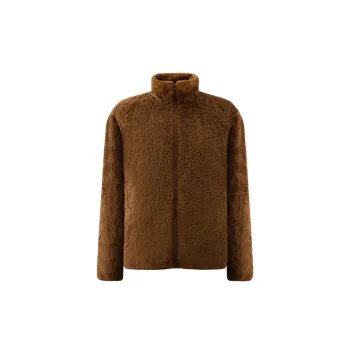 Basics Loose Polar Fleece Velvet Jacket