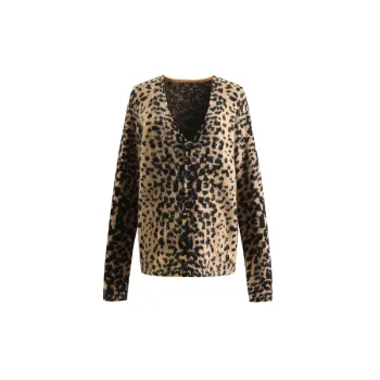 Sexy Retro Acrylic Fibres Knitwear Women