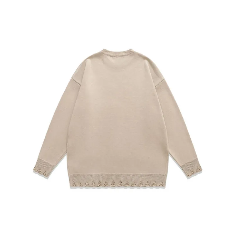 Street Printed Lazy Style Sweater-5