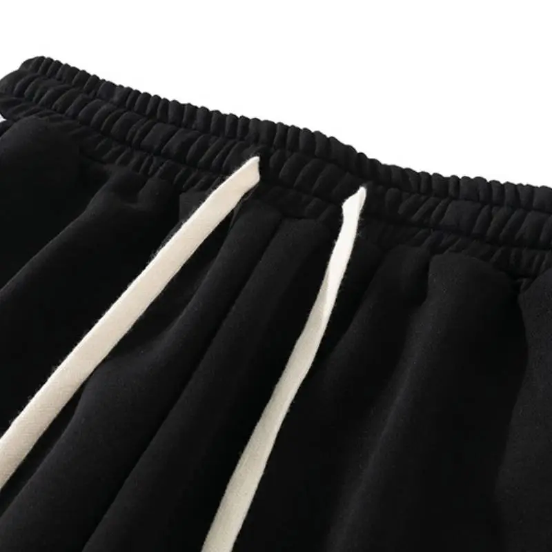 Contrast Color Striped Polyester Casual Pants-6