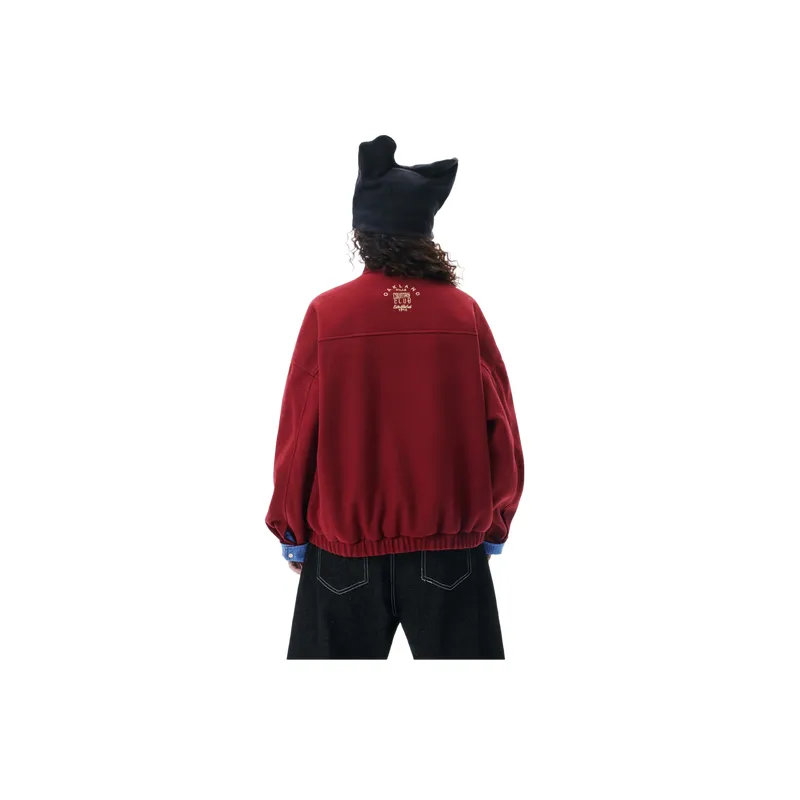 Street Loose Woolen Fabric Jacket-3