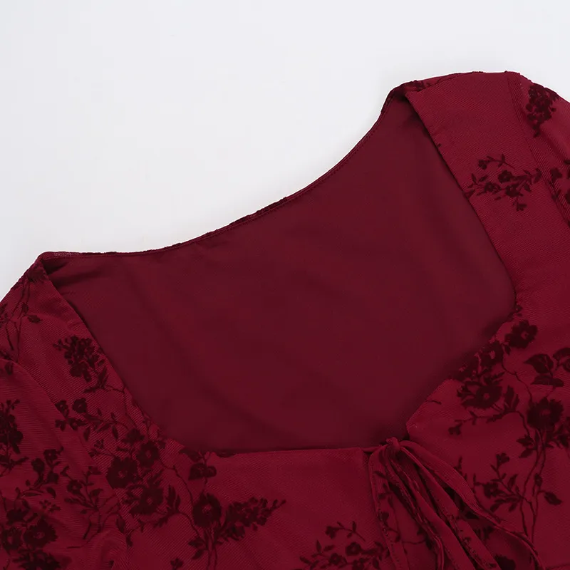 Fashionable Sexy Print Dress Women-4