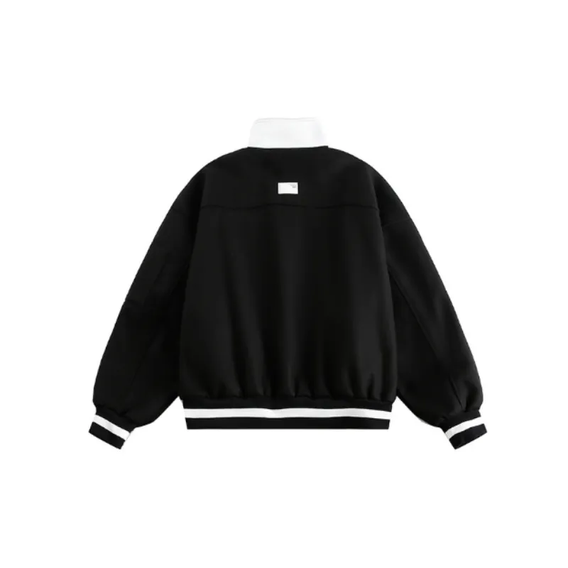 Casual Letter Embroidered Jacket-1