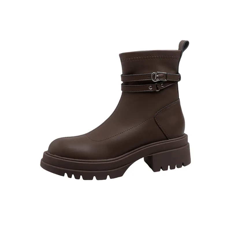 Retro Fashionable Ankle Boots-0