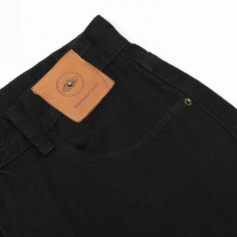 Loose Straight Leg Jeans Women-5