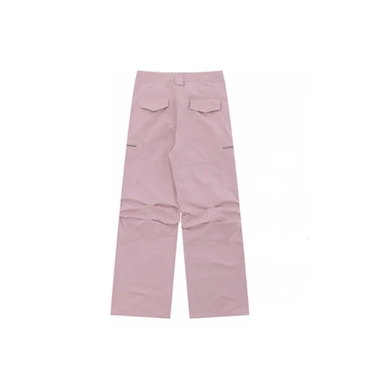 Retro Street Zipper Cargo Pants-5