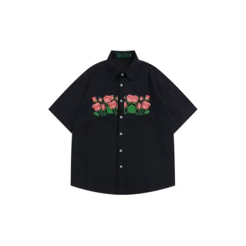 Embroidered Short Sleeved Shirt