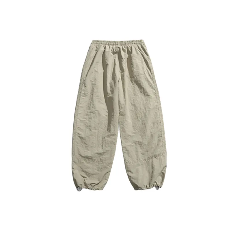 Casual Loose Blended Synthetic Fabrics Cargo Pants-5