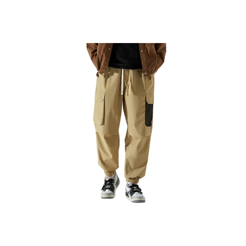 Multi pocket Functional Loose Pants-2