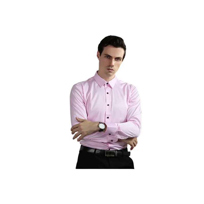 Basics Long Sleeve Polyester Shirt Unisex-8