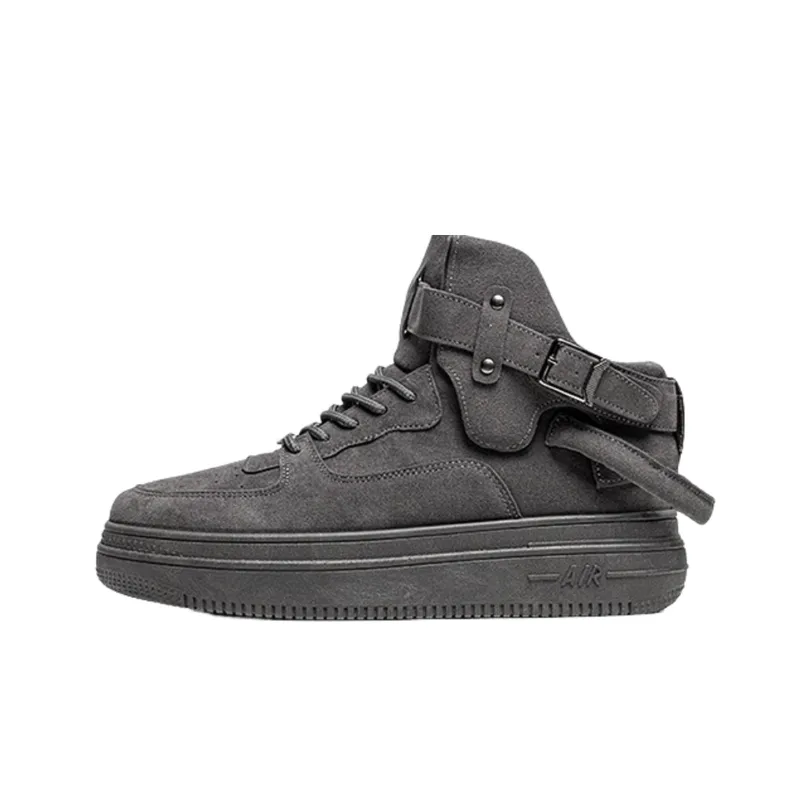 Retro Plain Skateboarding Shoes-0