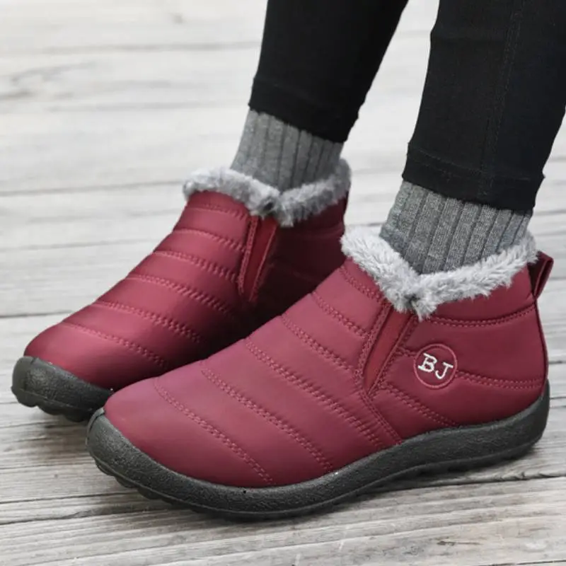Fashionable Plain Snow Boots-6