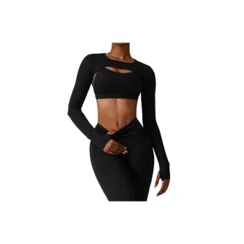 Basics Simple Nylon Spandex Sheer Fabric Sports Underwear Women
