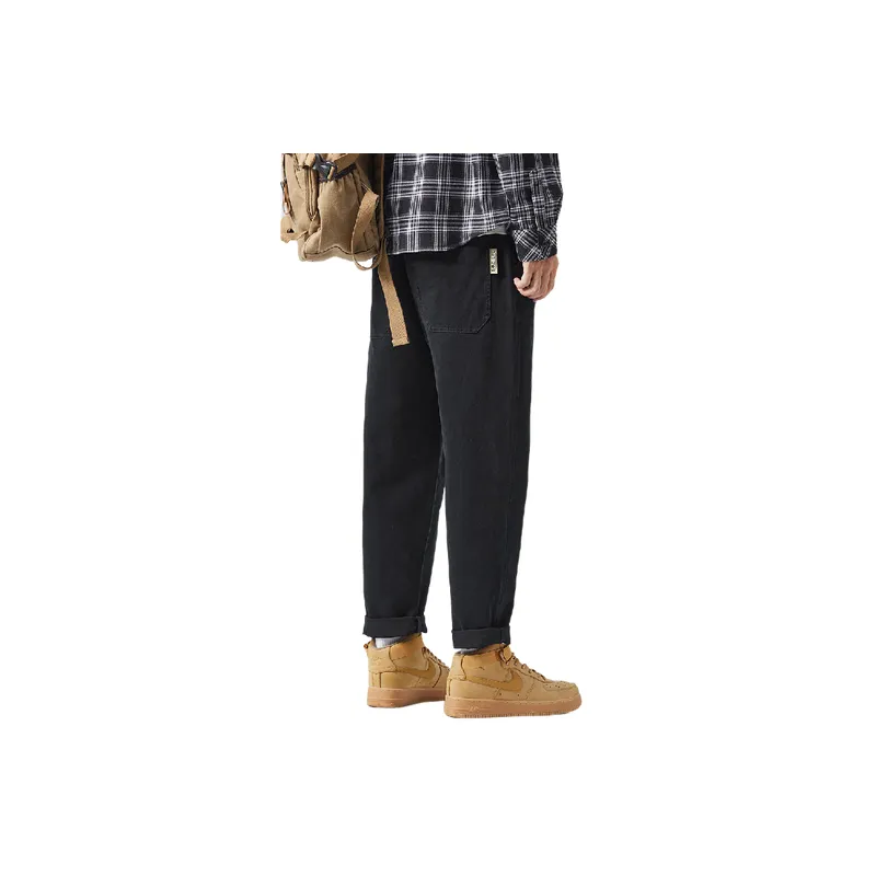 Basics Plain Cotton Cargo Pants-1