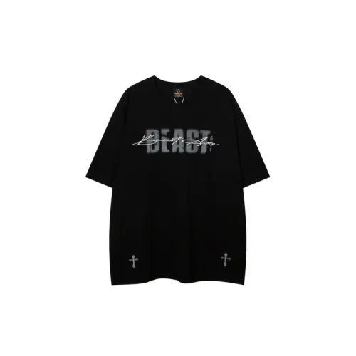 Basics Random Print 100% Cotton T Shirt