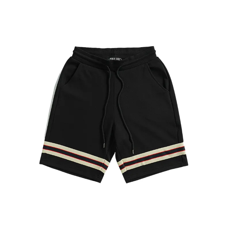 Street Loose Terry Fabric Casual Shorts-0
